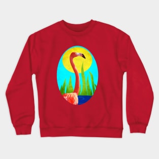 Flamingo Summer Crewneck Sweatshirt